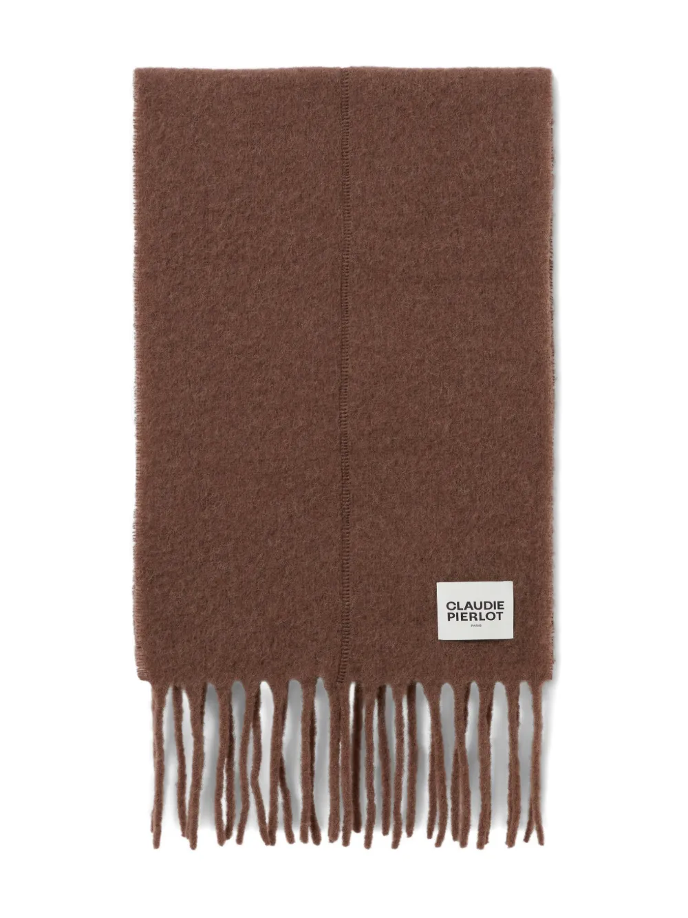 Claudie Pierlot fringed scarf - Marrone