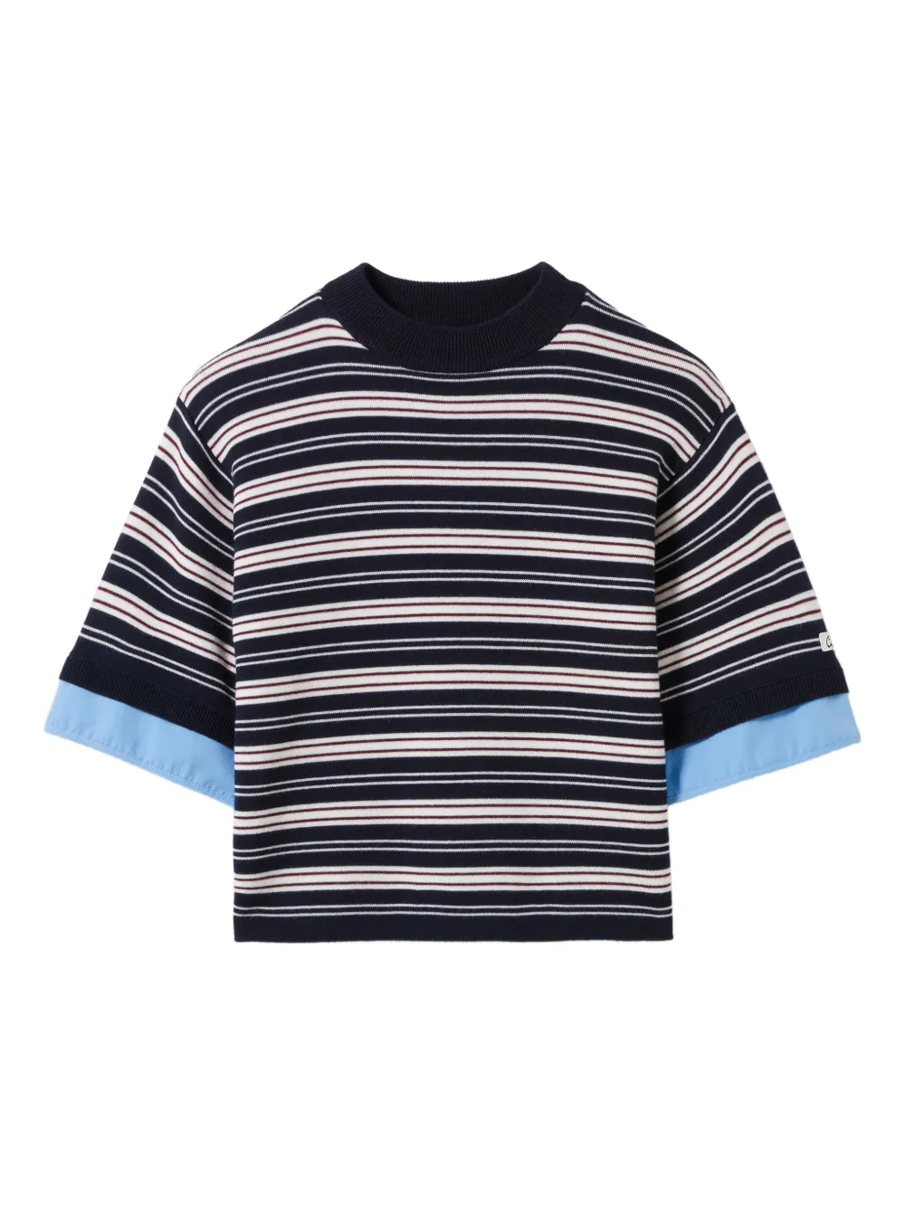 Claudie Pierlot Gestreept T-shirt Blauw