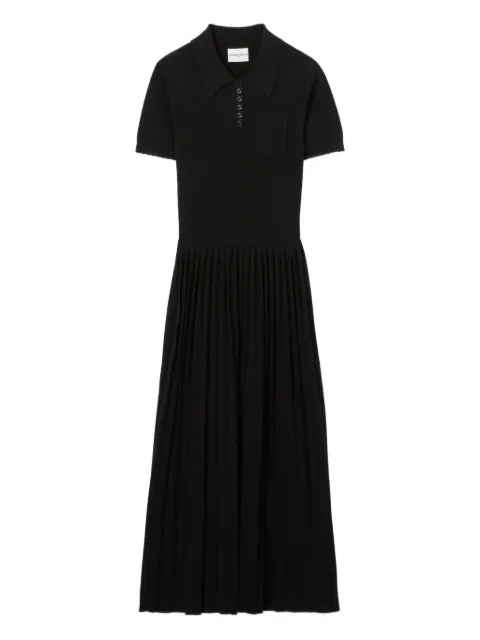 Claudie Pierlot vestido midi con cuello polo