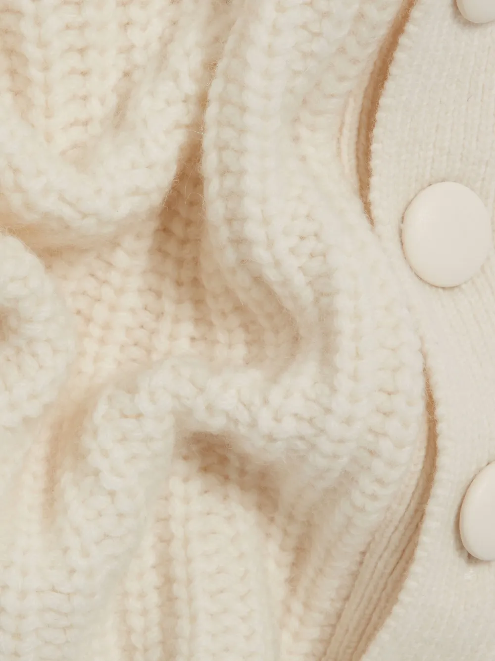 Claudie Pierlot ribbed-knit balaclava - Beige