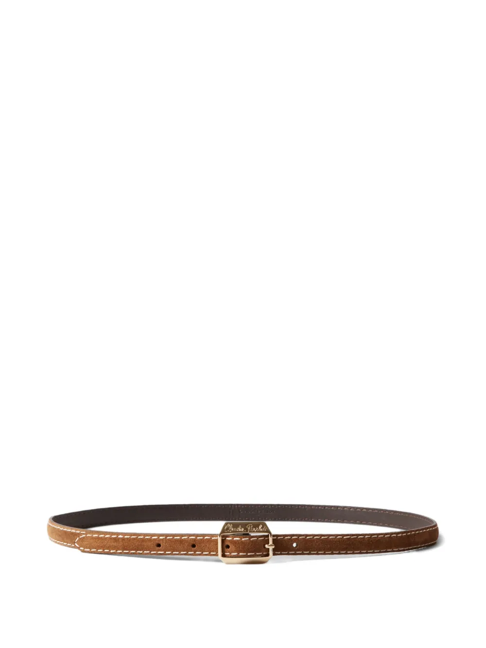 Claudie Pierlot leather buckle belt | Brown | Image 1
