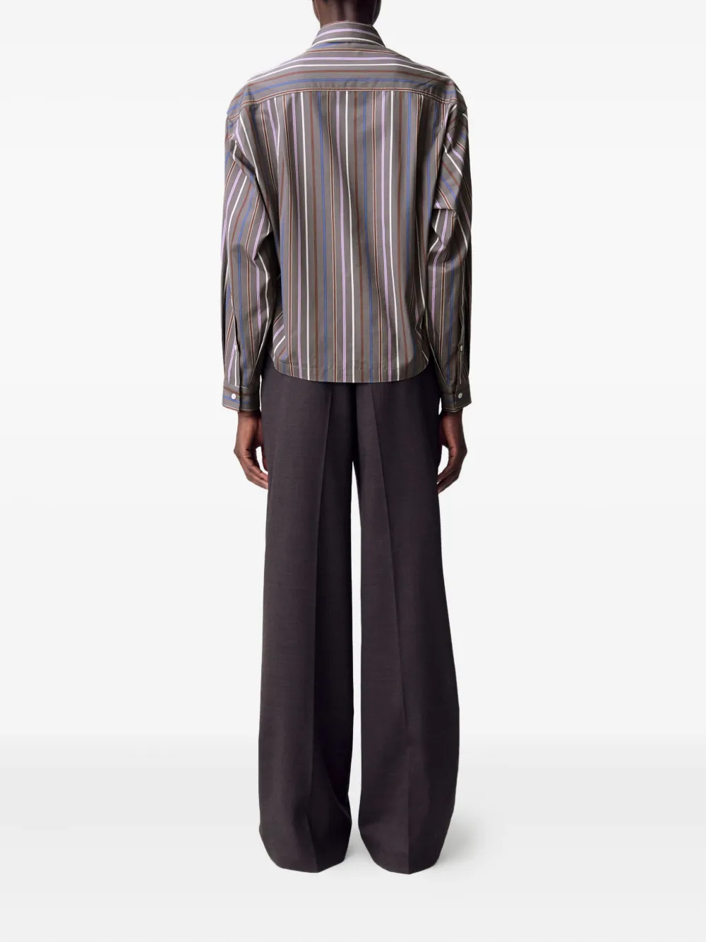 Claudie Pierlot Blouse met vlinderdas Bruin