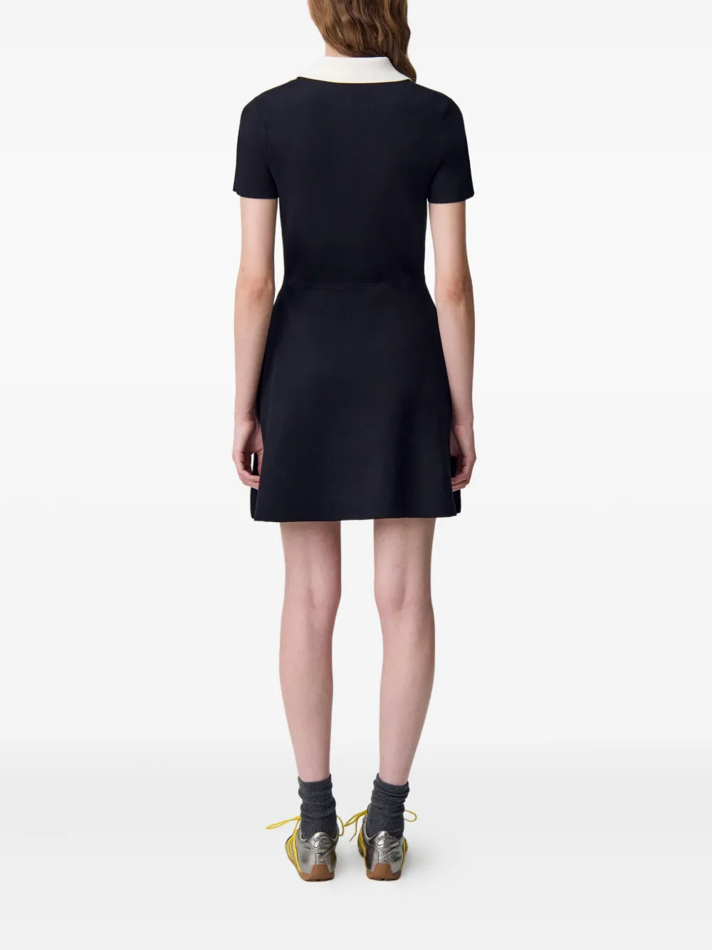 Claudie Pierlot Gebreide jurk Zwart