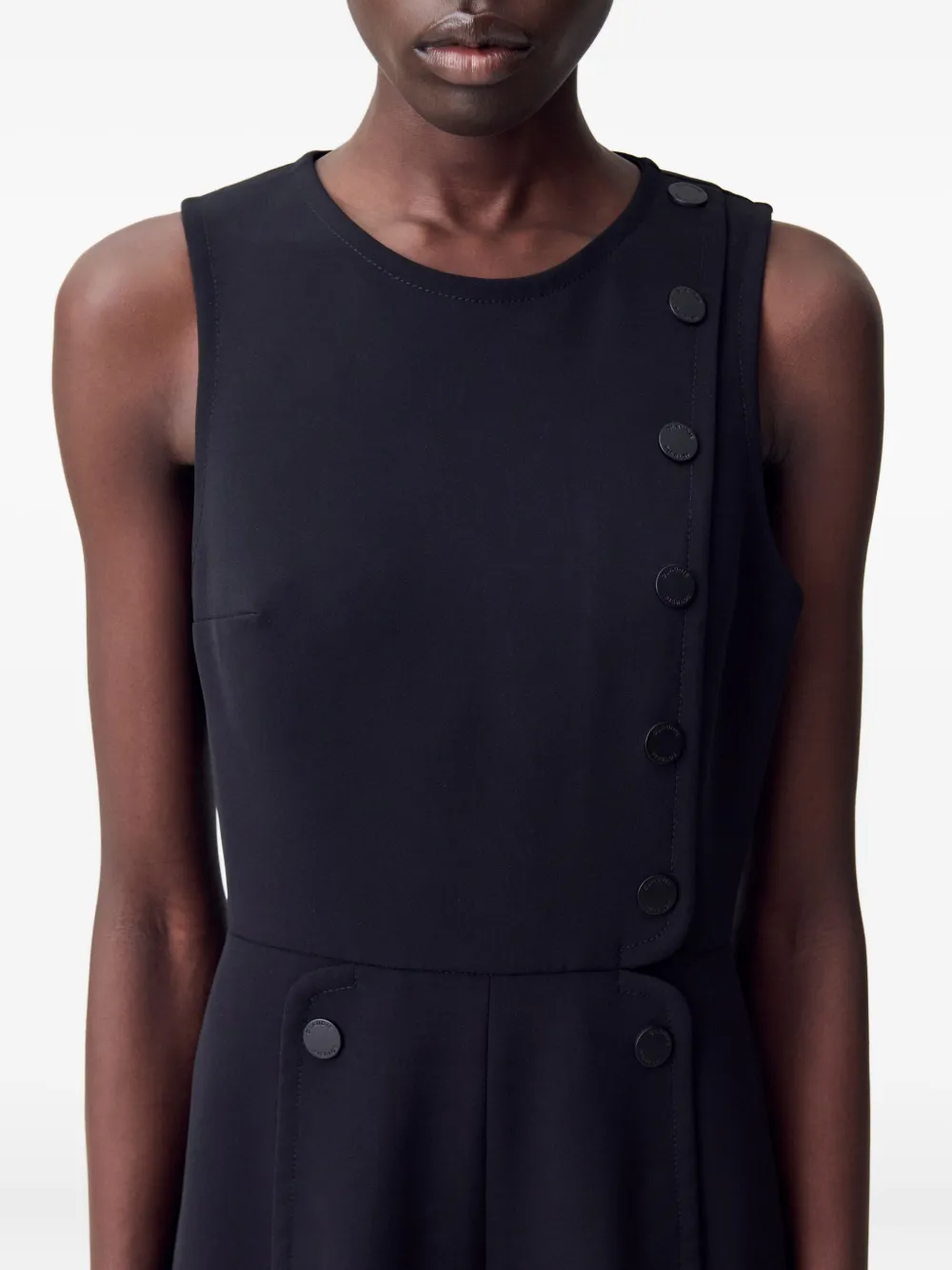 Claudie Pierlot Jumpsuit Mit Knopfdetail In Black