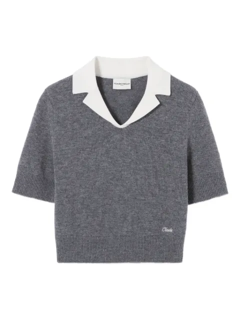 Claudie Pierlot エンブロイダリー スウェットシャツ