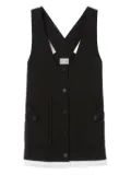 Claudie Pierlot button-fastening pocket dress - Black