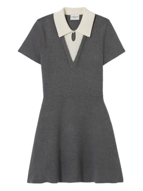 Claudie Pierlot polo-neck knitted dress