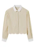 Claudie Pierlot striped shirt - Yellow