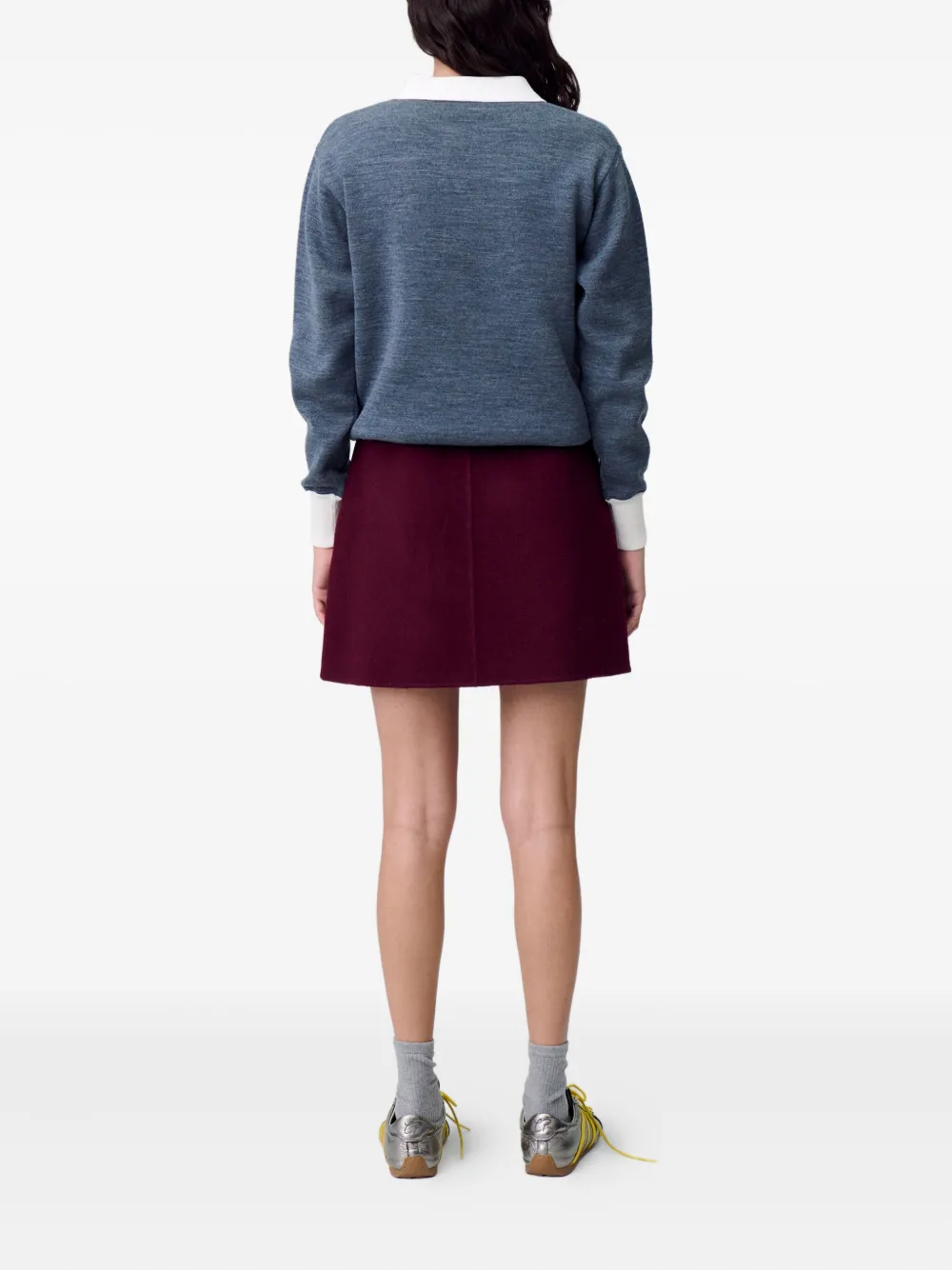 Claudie Pierlot Jersey mini-rok Rood