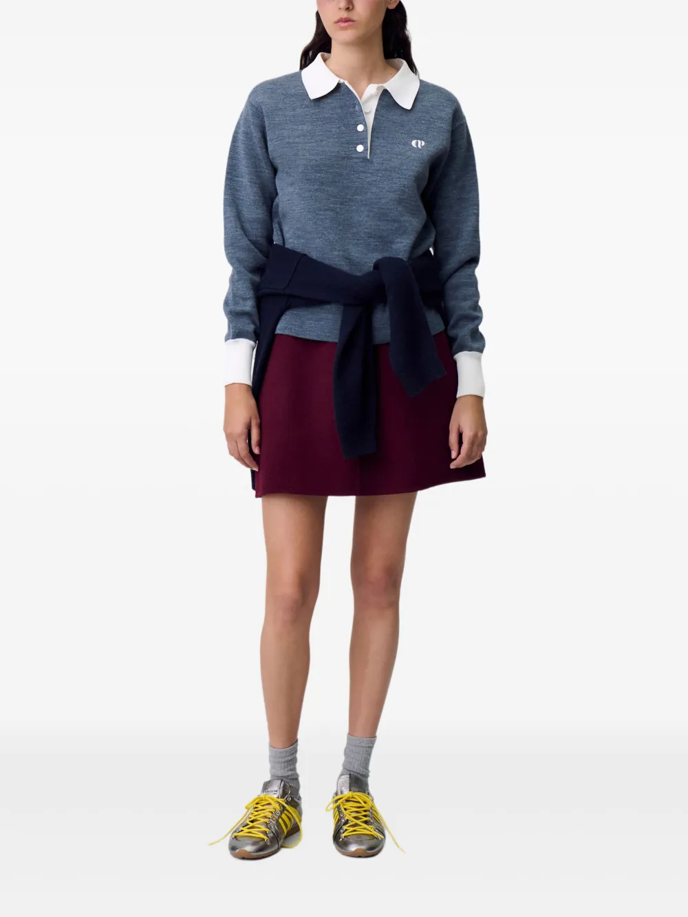 Claudie Pierlot Jersey mini-rok Rood