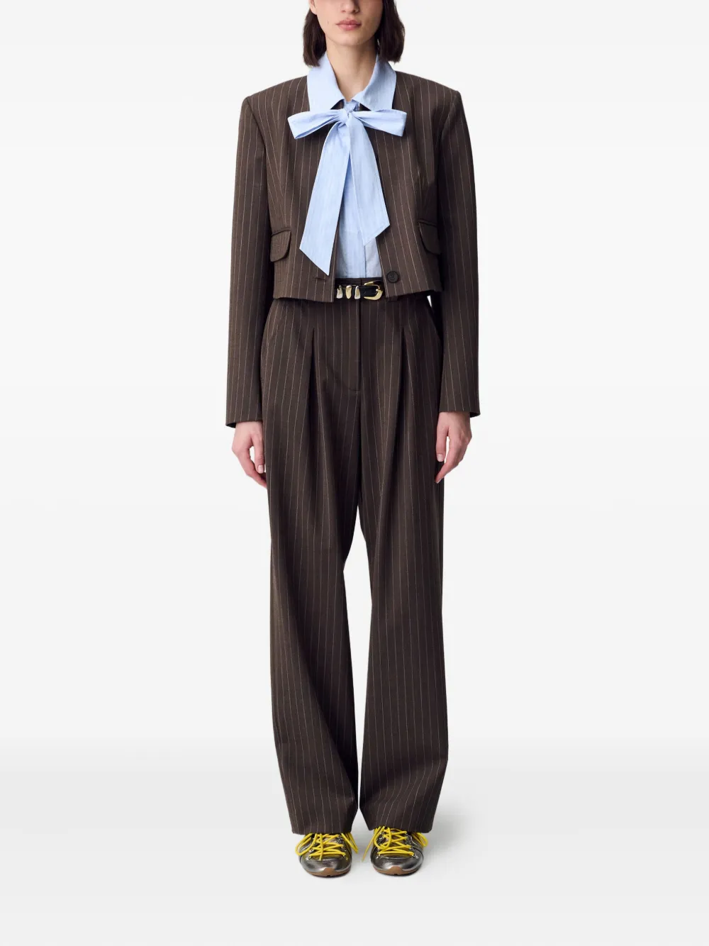 Claudie Pierlot chamarra a rayas diplomáticas | Chamarras cortas | Image 2