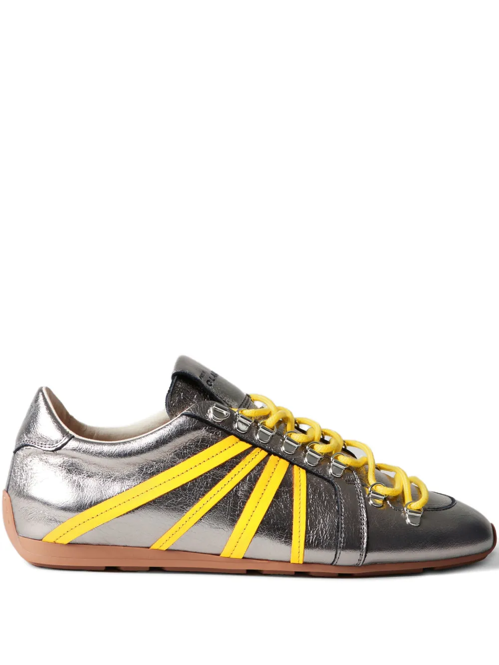 Claudie Pierlot striped sneakers Silver