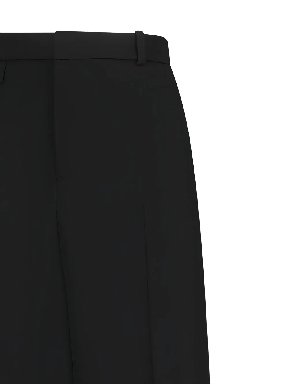 Chloé pleated wide-leg trousers - Zwart