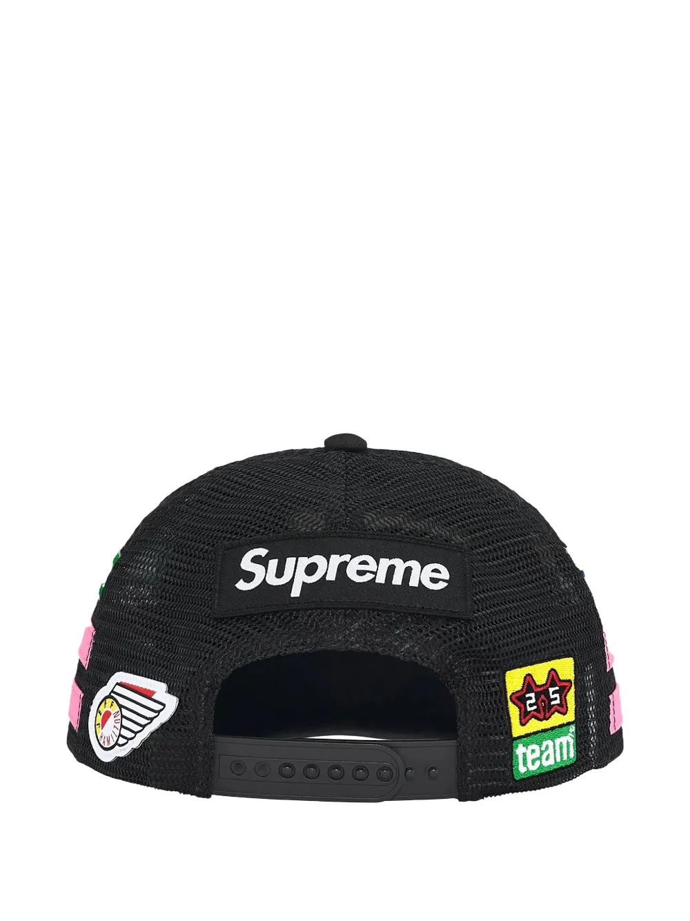 Supreme x SpongeBob Square Pants x Jeff Hamilton honkbalpet met logoprint - Zwart
