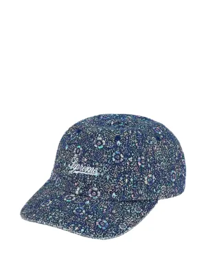 Supreme x GOODENOUGH Crushed Rayon Camp キャップ | ブラック