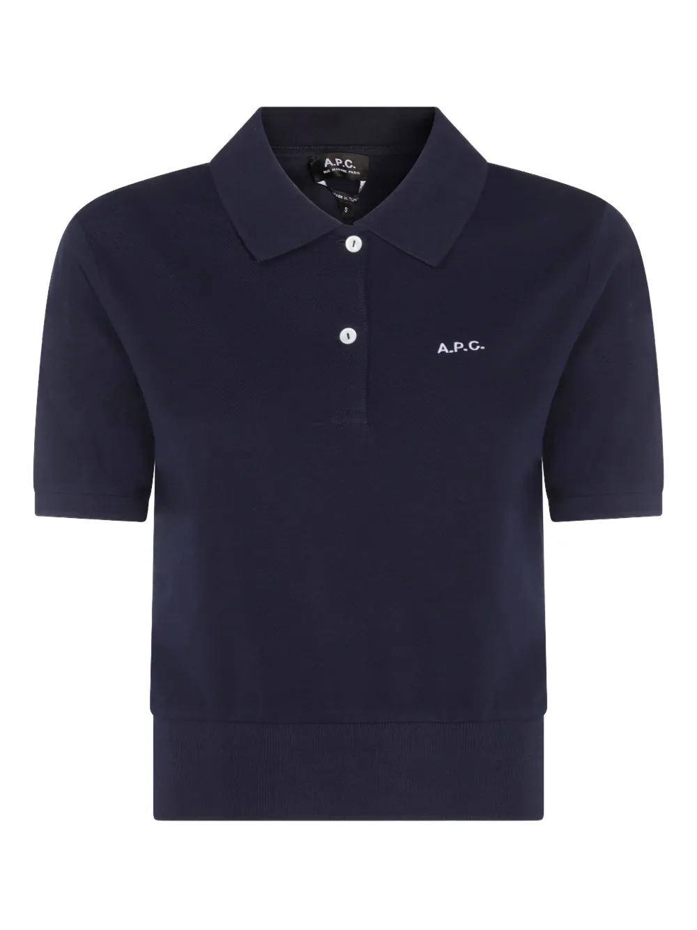 embroidered-logo polo shirt