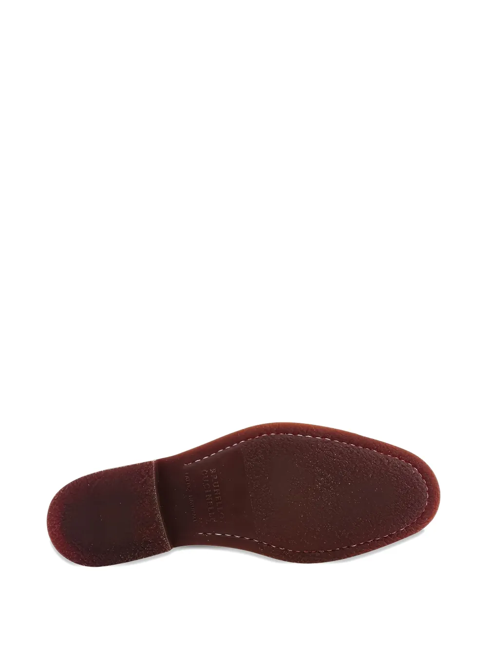 Brunello Cucinelli tassel suede loafers Neutrals