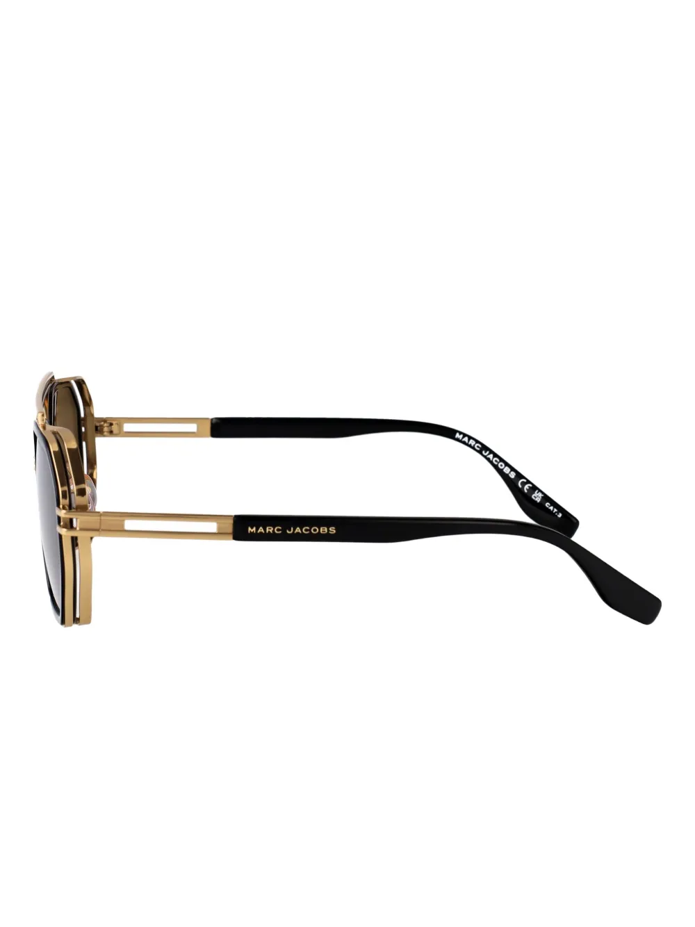 Marc Jacobs Eyewear 782 zonnebril met geometrisch montuur Zwart