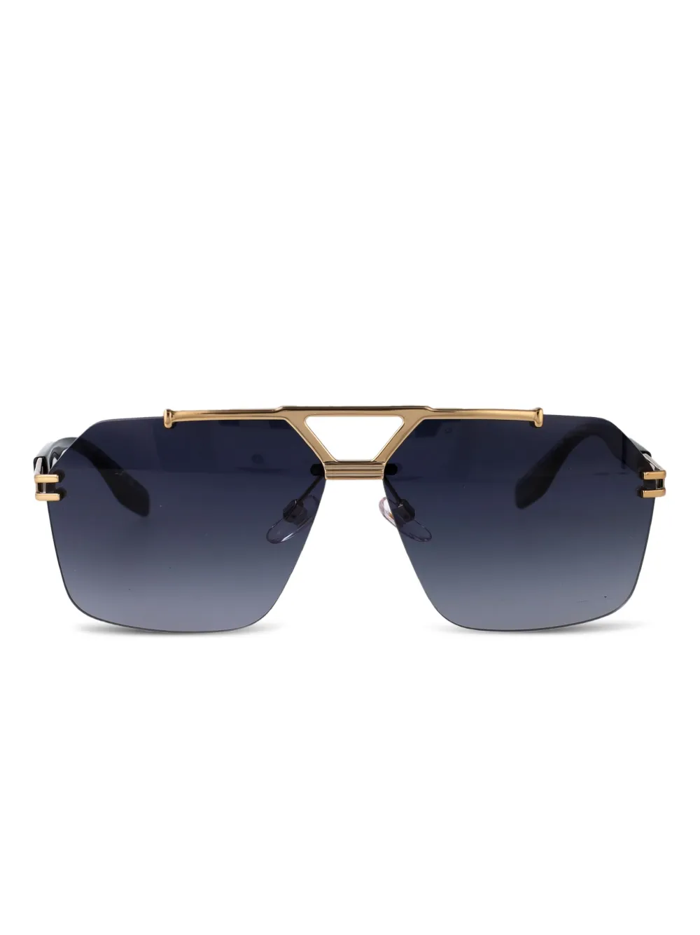 Marc Jacobs Eyewear 837 チタン サングラス - ブラック Marc Jacobs Eyewear 837 チタン サングラス - ブラック