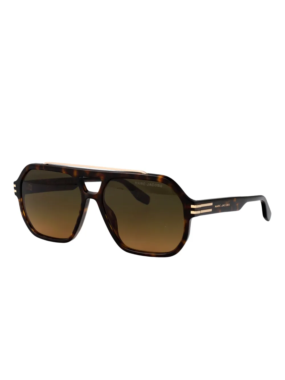 Marc Jacobs Eyewear Zonnebril met schilpadschild design Bruin