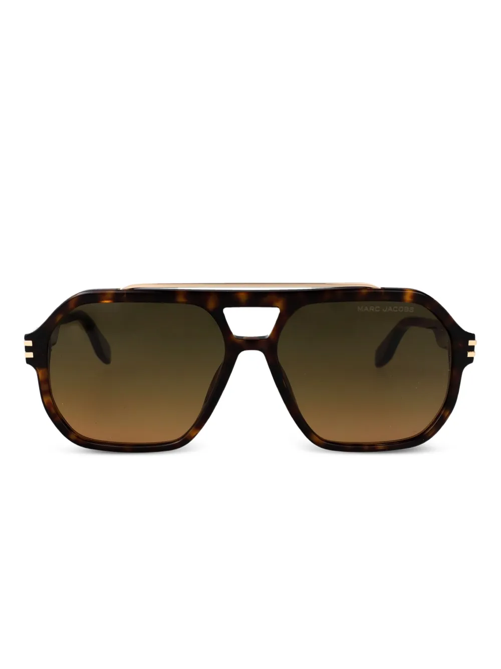 Marc Jacobs Eyewear Zonnebril met schilpadschild design Bruin