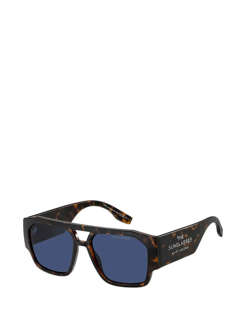 Marc Jacobs Eyewear Zonnebril met schilpadschild design Bruin