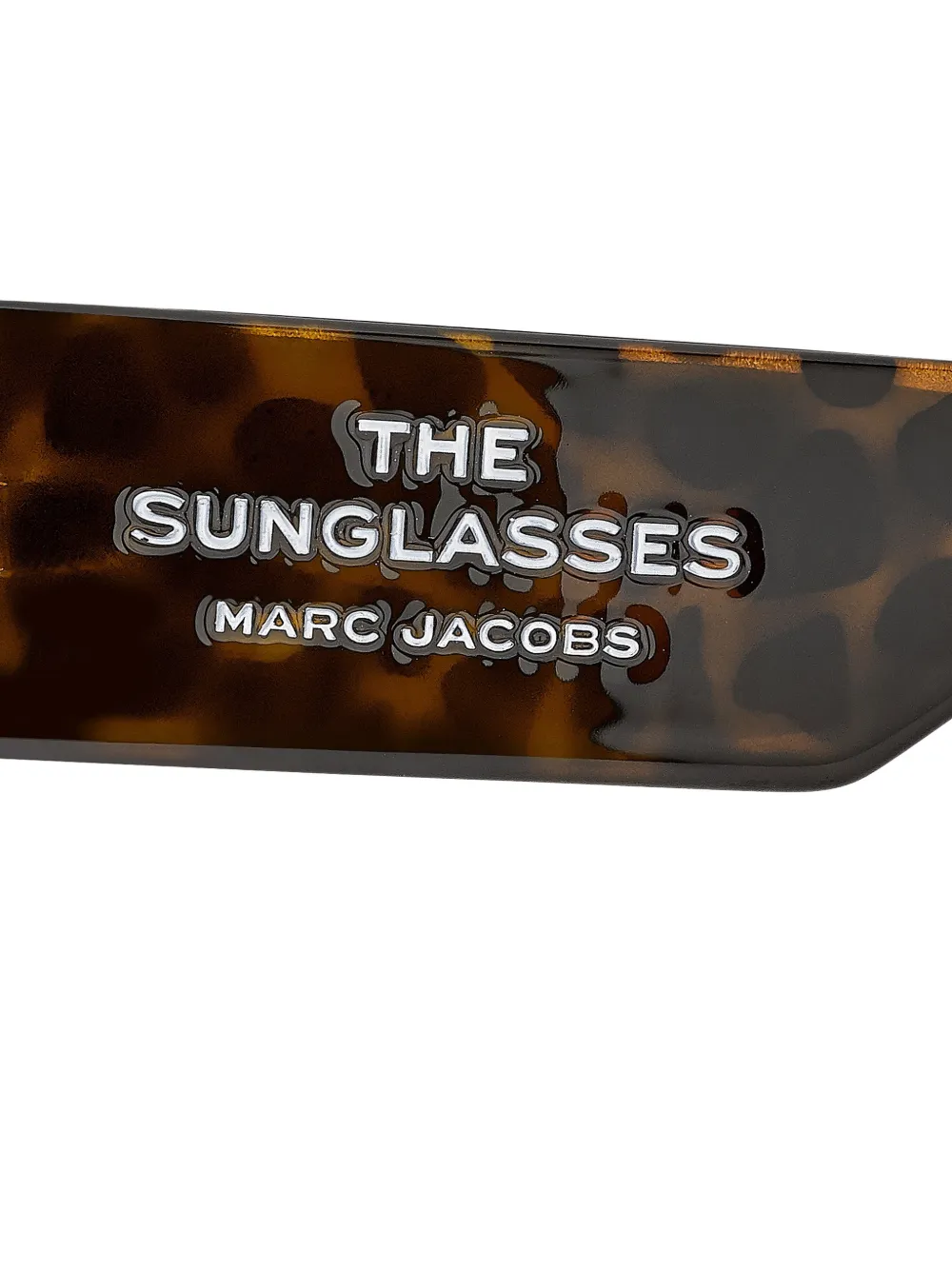 Marc Jacobs Eyewear Zonnebril met schilpadschild design Bruin