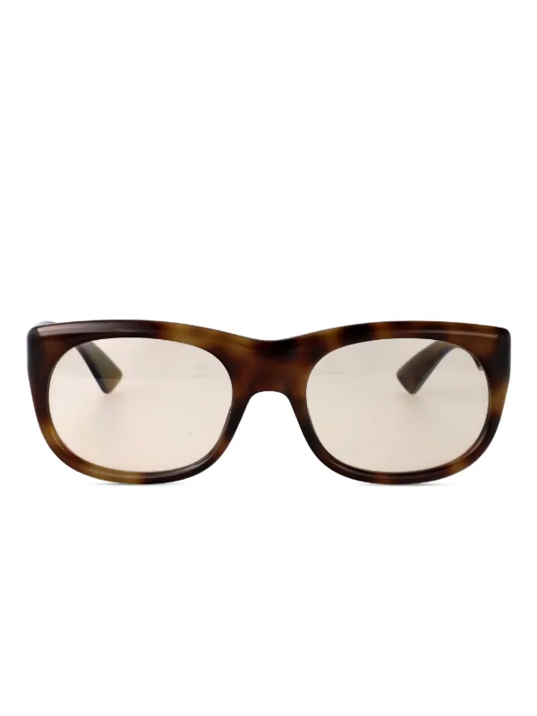 SAINTLAURENT/サンローラン/スクエア トータスシェル サングラス Saint Laurent Eyewear トータスシェル スクエアサングラス