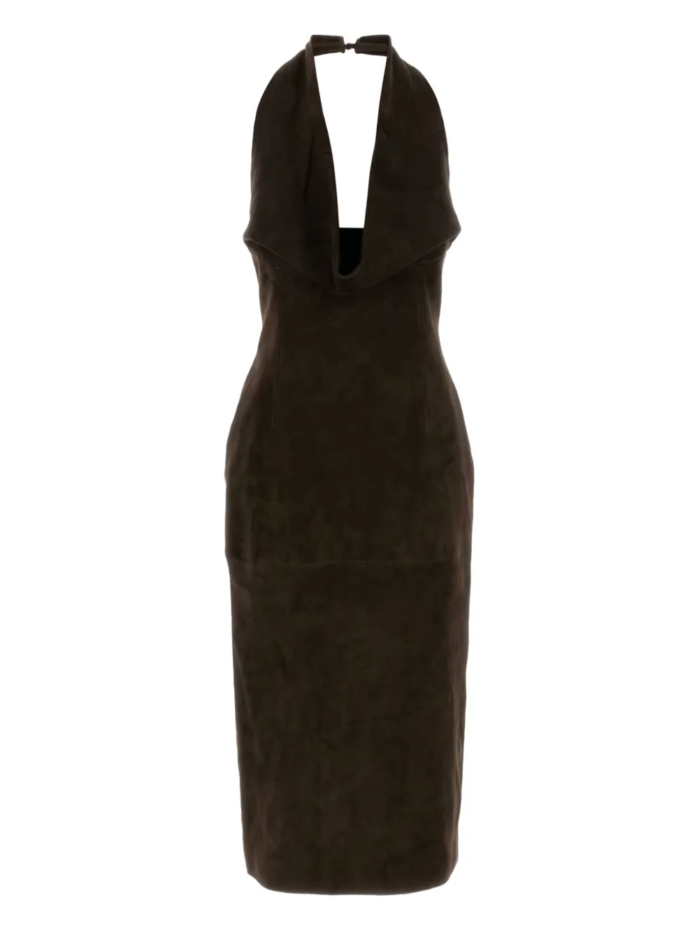 Magda Butrym V-neck Sleeveless Dress