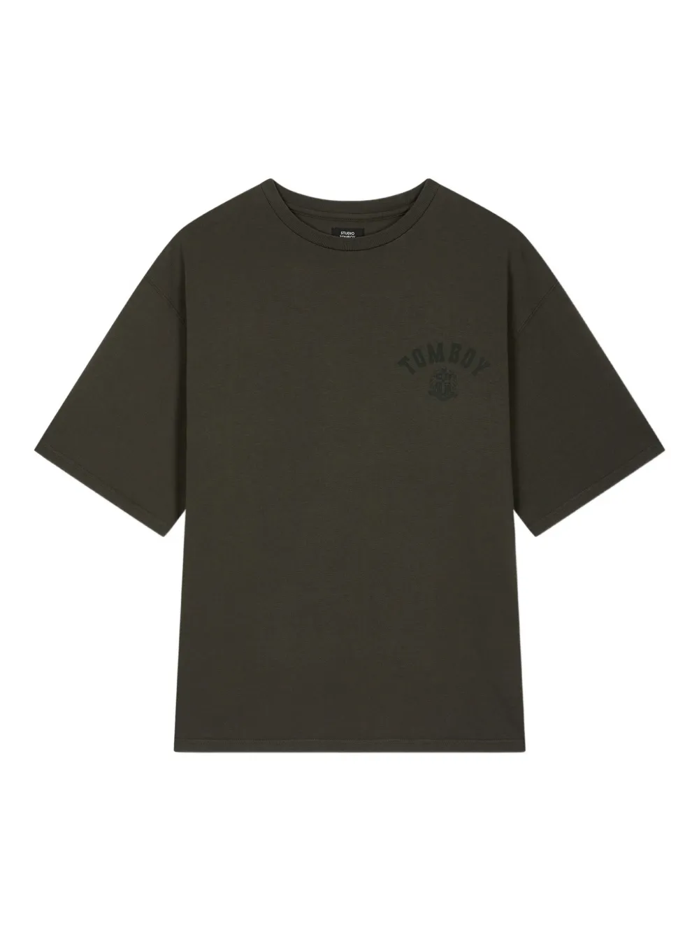 STUDIO TOMBOY emblem-print T-shirt | gris | Image 1