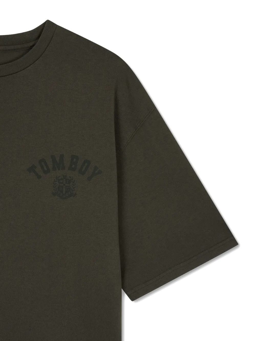 STUDIO TOMBOY T-shirt met embleemprint Grijs