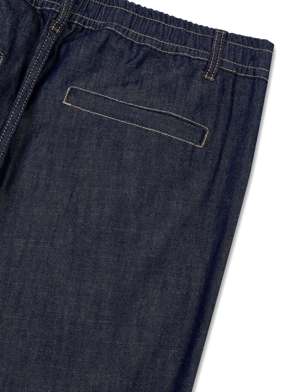 STUDIO TOMBOY drawstring-waist denim trousers Blauw