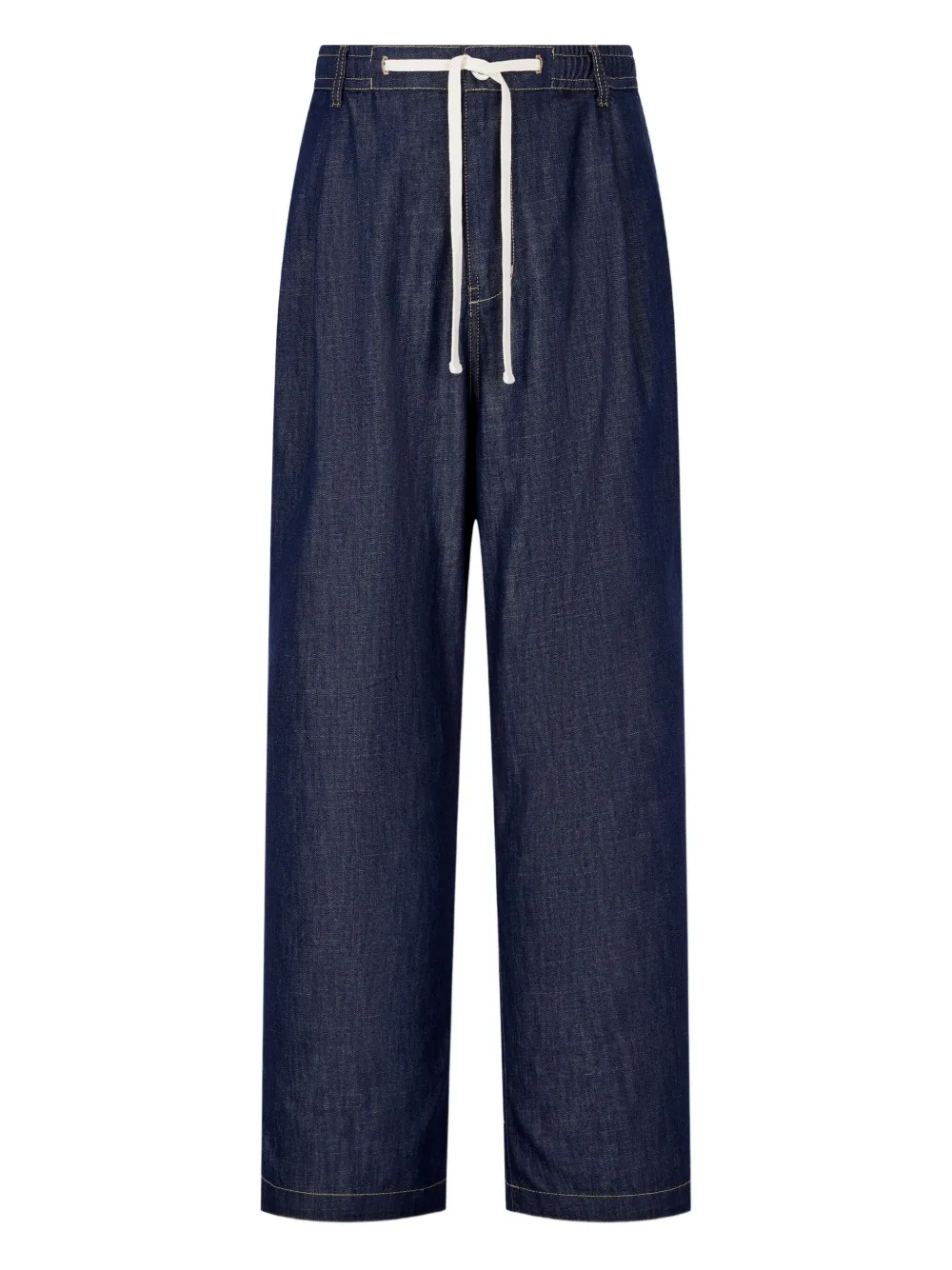 STUDIO TOMBOY drawstring-waist denim trousers | Blue | Image 1