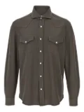 Brunello Cucinelli button-up shirt - Brown