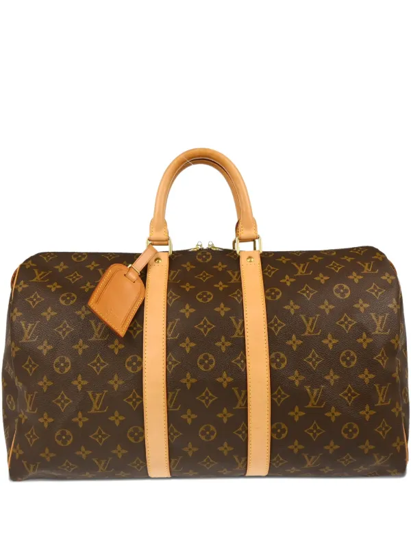 Louis Vuitton Pre-Owned 2003 Monogram Keepall 45 Travel Bag Brown  FARFETCH PH