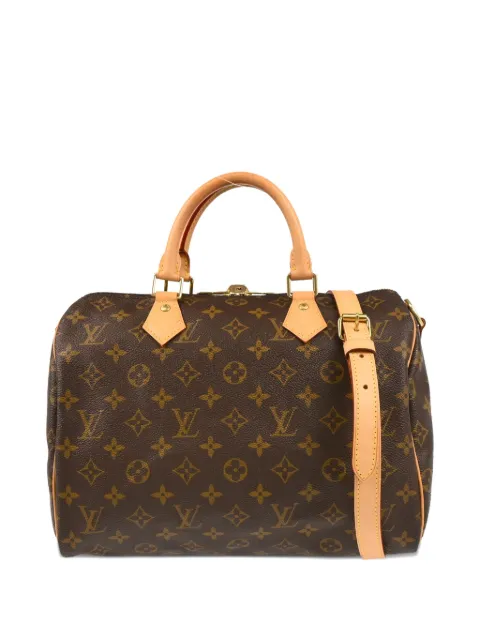 Louis Vuitton Pre-Owned 2018 Monogram Speedy Bandouliere 30 travel bag