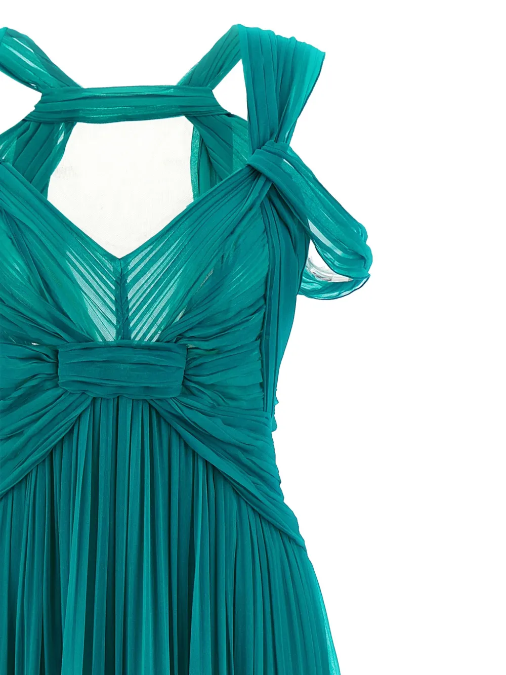 Alberta Ferretti Flared jurk Groen