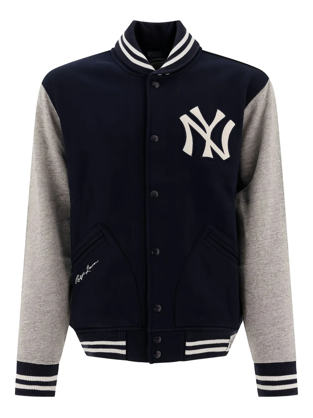 Polo Ralph Lauren yankees logo baseball jacket Blauw