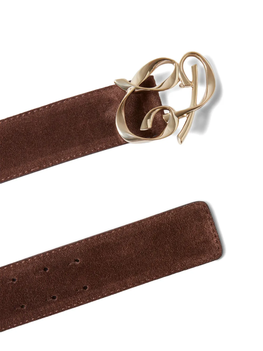 Claudie Pierlot logo-plaque suede belt | Image 2