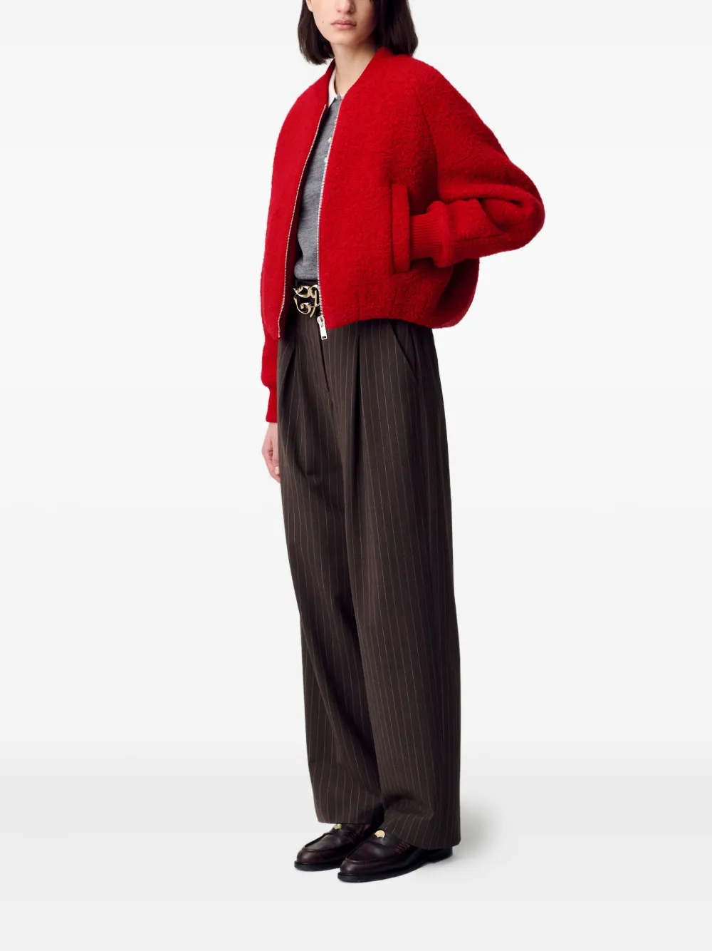 Claudie Pierlot Jack met ritssluiting Rood