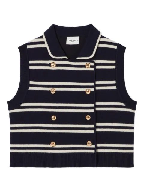 Claudie Pierlot double-breasted striped cardigan