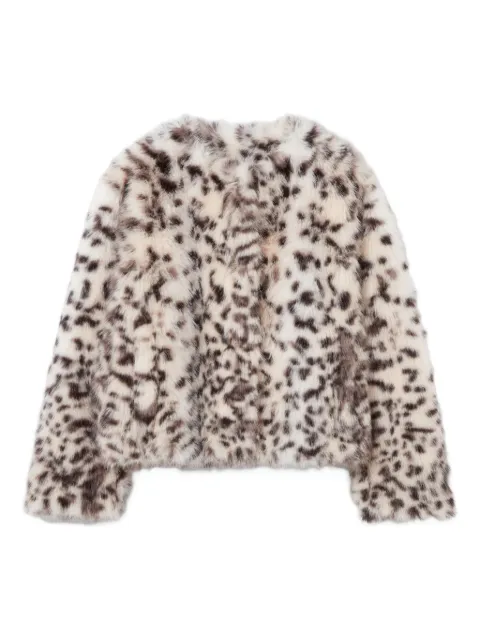 Claudie Pierlot leopard-print long-sleeve jacket