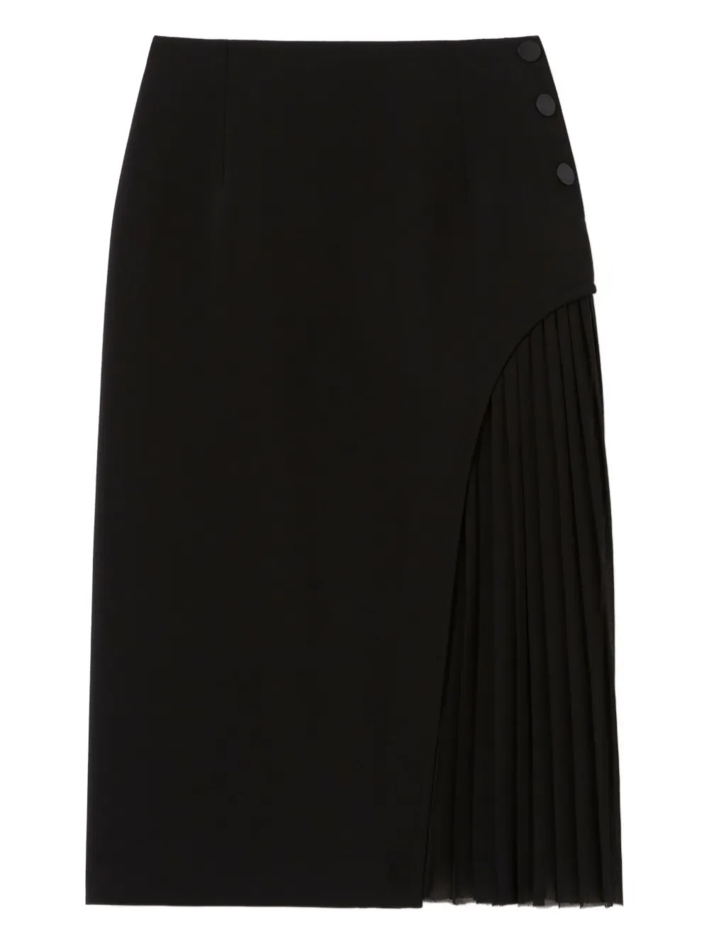 Claudie Pierlot pleated-panel skirt | Black | Image 1