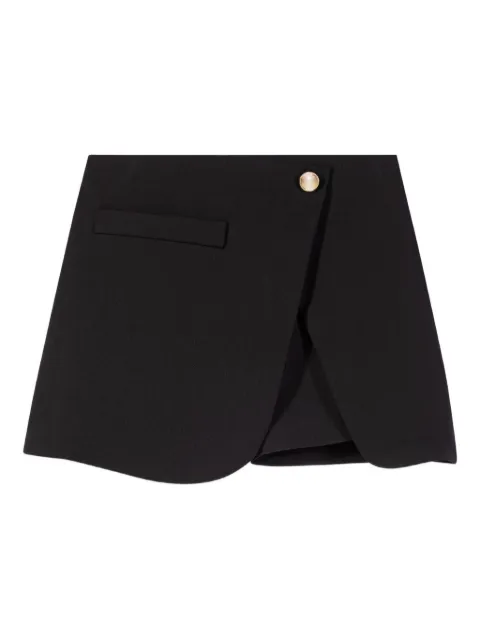 Maje shorts con panel drapeado