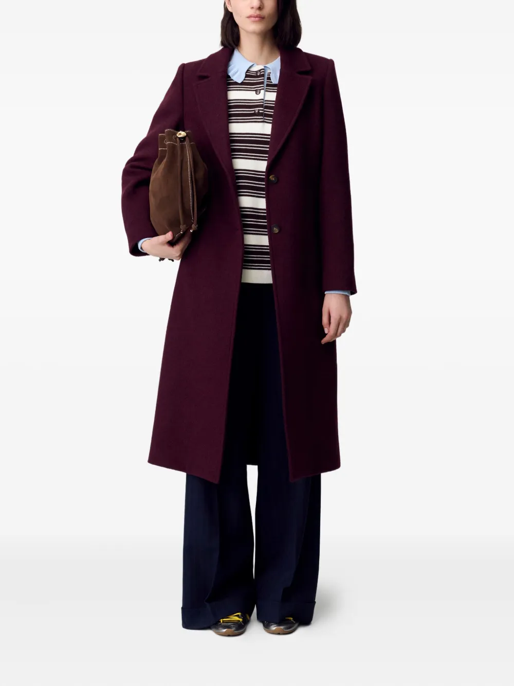 Claudie Pierlot belted coat | Single Breasted Coats | Image 2