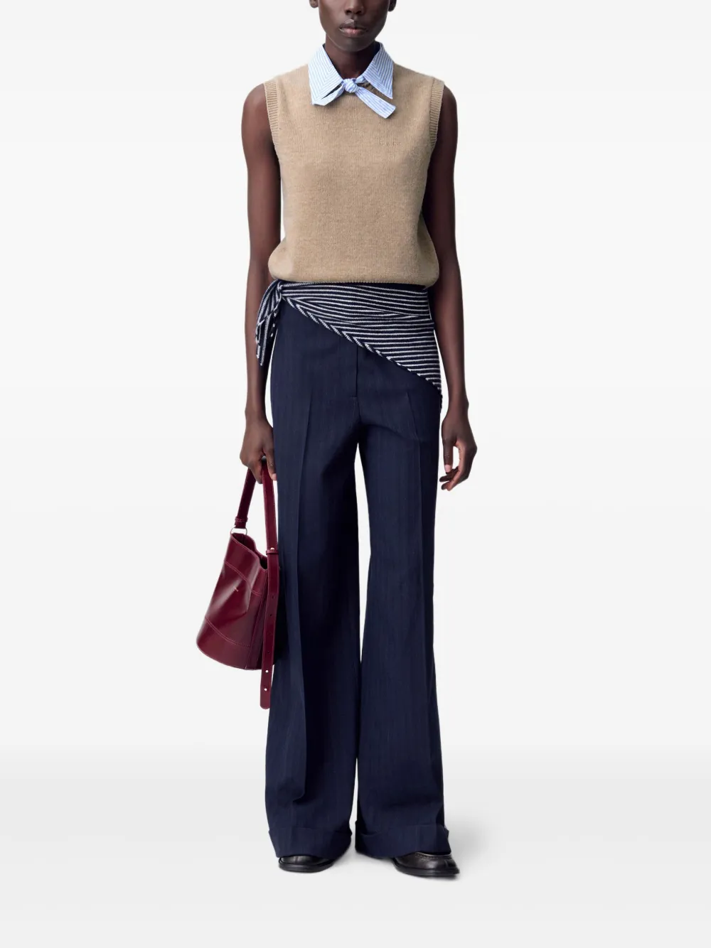 Claudie Pierlot sleeveless wool top | Vests & Tank Tops | Image 2