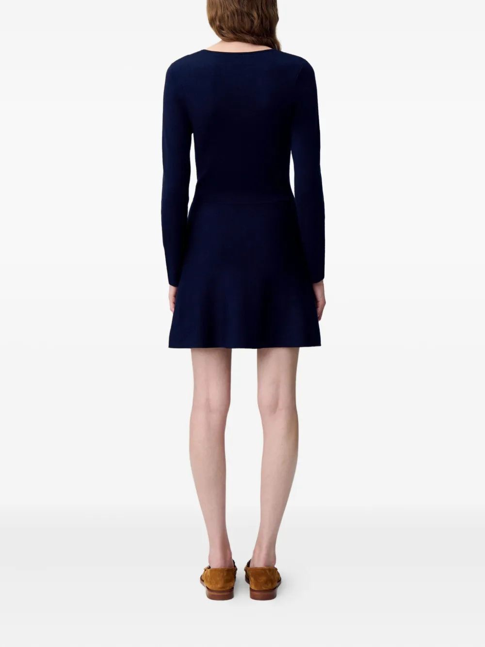 Claudie Pierlot Flared midi-jurk Blauw