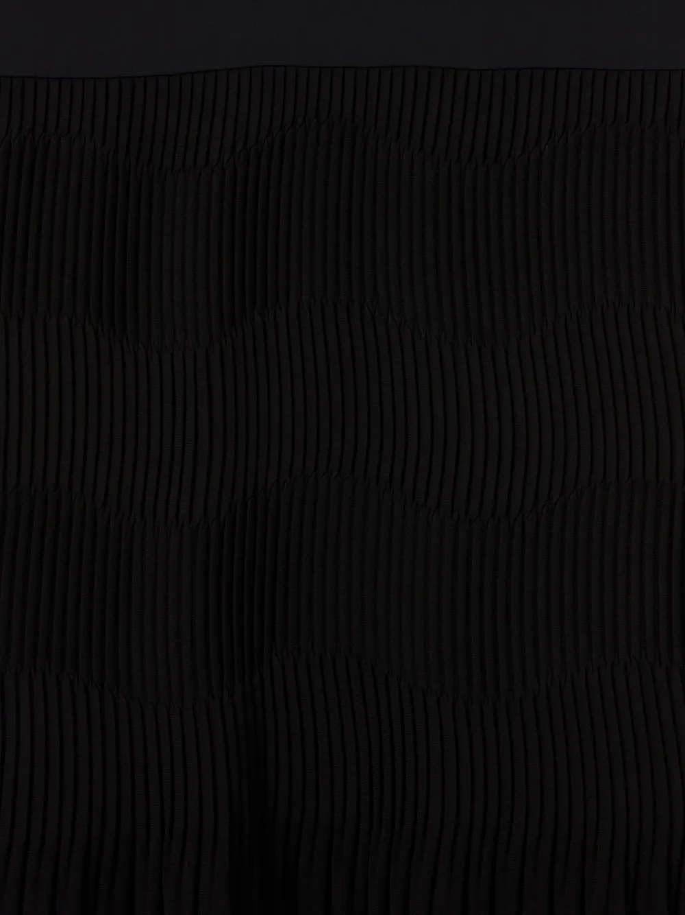 Claudie Pierlot pleated midi skirt Zwart