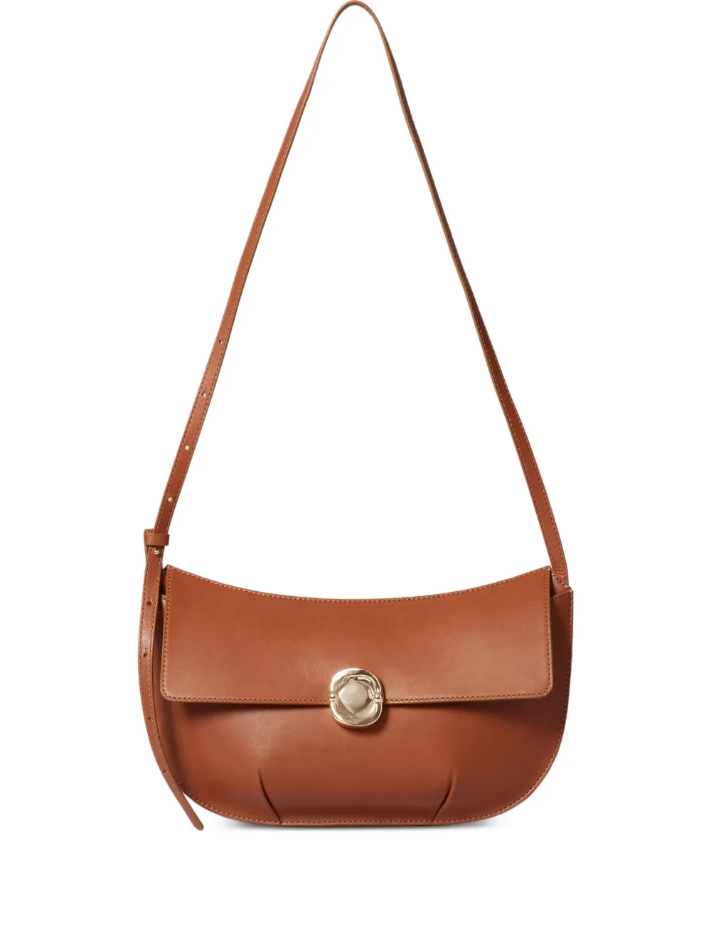 Claudie Pierlot Flap Clasp Mini Bag - Marrone