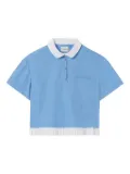 Claudie Pierlot peter-pan collar top - Blue